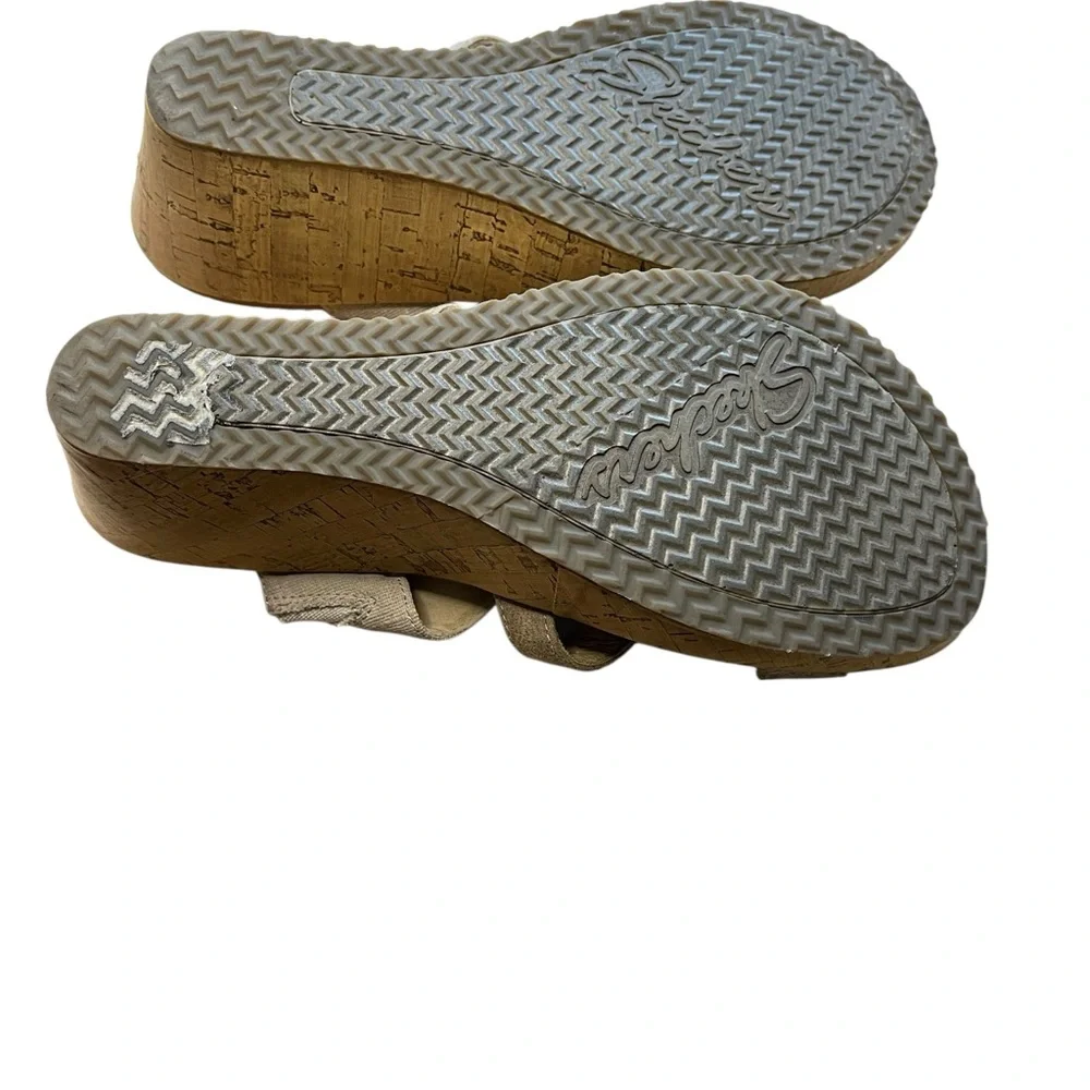 Skechers Vegan Cali Sail Away wedge sandals. Size 9 - Picture 5 of 7